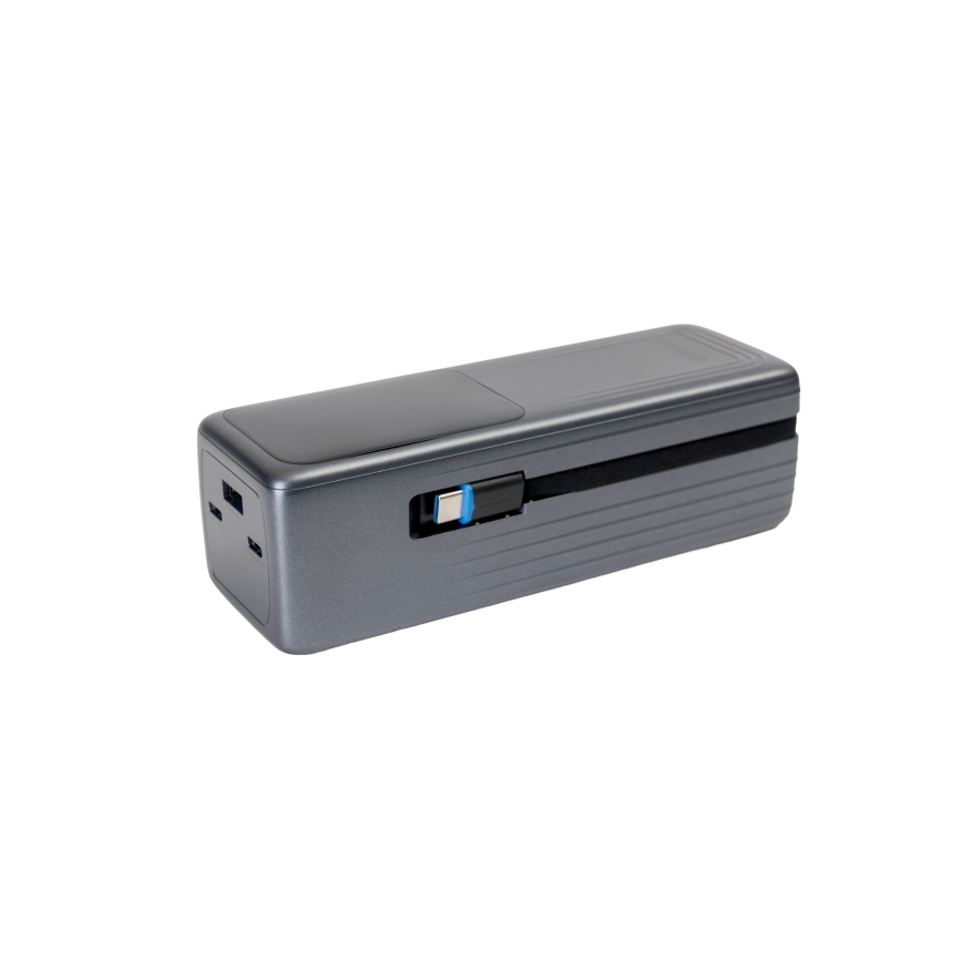Bateria externa com ecrã LED Power Delivery 27000 mAh 3,7V preta