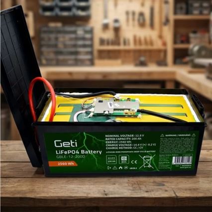Bateria LiFePO4 12,8V/200Ah