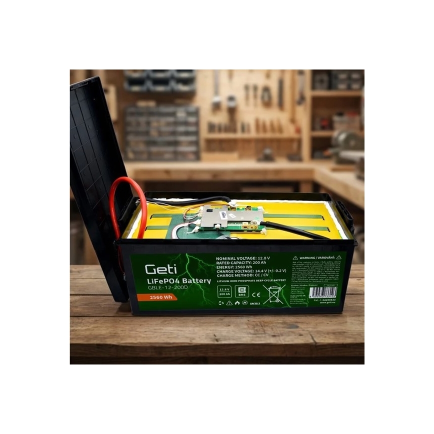 Bateria LiFePO4 12,8V/200Ah