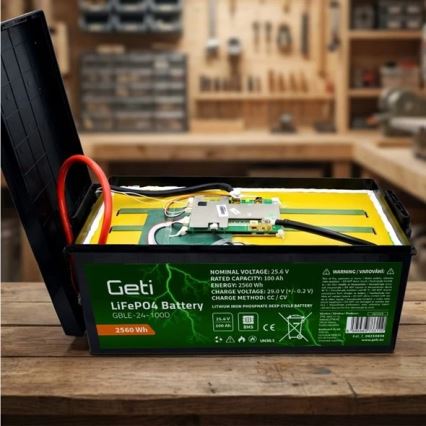 Bateria LiFePO4 25,6V/100Ah
