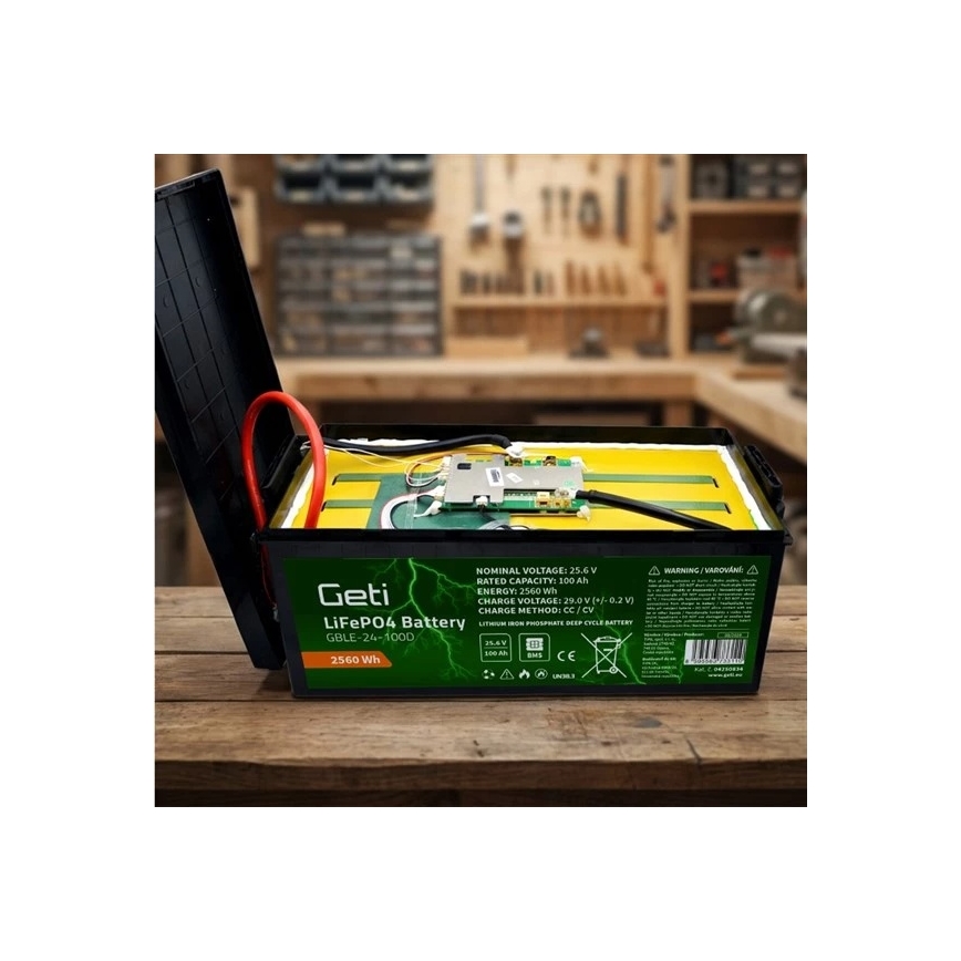 Bateria LiFePO4 25,6V/100Ah
