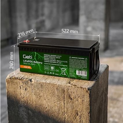 Bateria LiFePO4 25,6V/100Ah