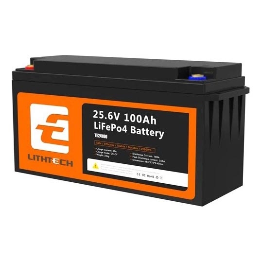 Bateria LiFePO4 para sistemas solares 25,6V/100Ah IP66
