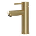 Bateria para lavatório RINGSTED 17,8 cm latão escovado
