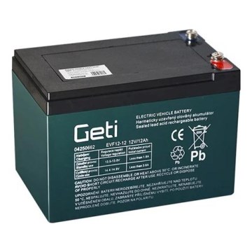 Bateria selada de chumbo-ácido VRLA AGM 12V/12Ah