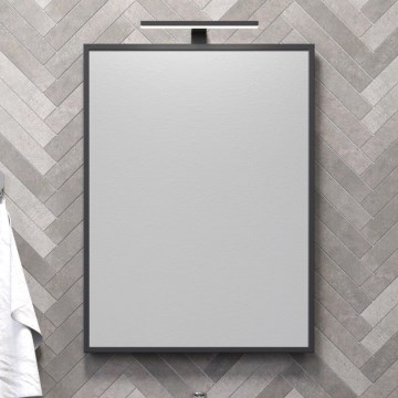 BATH DELUXE 01-060-05-02-00 - Espelho para casa de banho BORGSTED 60x80 cm preto