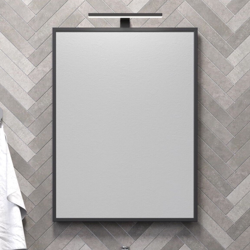 BATH DELUXE 01-060-05-02-00 - Espelho para casa de banho BORGSTED 60x80 cm preto