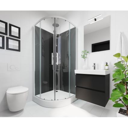 BATH DELUXE 01-080-01-58-00 - Espelho para casa de banho NORDBORG 80x75 cm