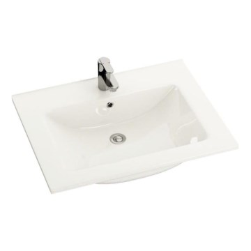 BATH DELUXE 06-060-60-11-01 - Lavatório embutido CHICAGO 61x46,5 cm branco brilhante