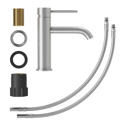 BATH DELUXE 28-018-01-71-02 - Torneira do lavatório SOVANG 18,3 cm escovado aço inoxidável