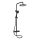 BATH DELUXE 31-120-07-02-00 - Conjunto de duche com bateria termostática DRAGOR preto mate