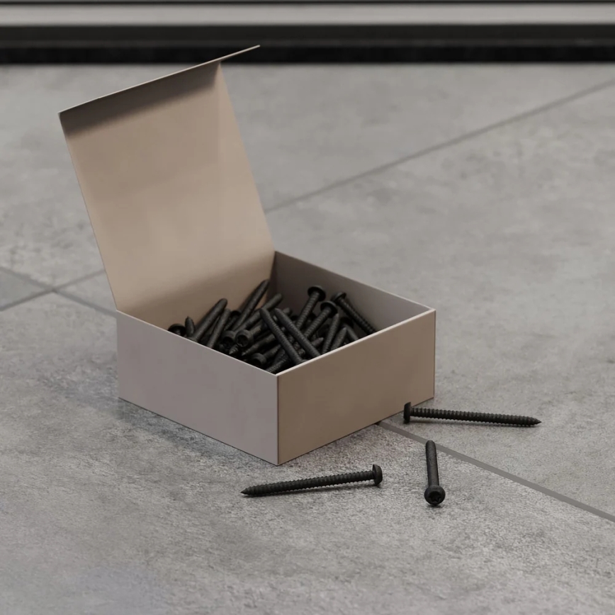 BATH DELUXE 54-045-00-02-12 - CONJUNTO 50x Parafusos para painéis acústicos T25 4,6x45 mm envernizado preto