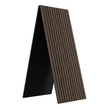 BATH DELUXE 54-240-11-84-12 - Painel acústico decorativo VASALUND 240x52 cm nogueira