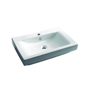 Bathco 0023 - Lavatório de encastrar MANCHESTER 70x45 cm porcelana/branco