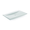 Bathco 0506 - Lavatório encastrado MANHATTAN 100x45 cm resina/branco