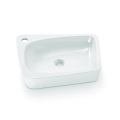 Bathco 4001 - Lavatório de bancada ARAGON 50 x 40,5 cm porcelana/branco