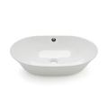 Bathco 4038 - Lavatório para bancada TOULOUSE 59x42 cm porcelana/branco