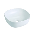 Bathco 4071 - Lavatório de sobrepor OLEA 41x41 cm porcelana/branco