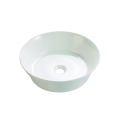Bathco 4086 - Lavatório de sobrepor VOLTA Ø 35 cm porcelana/branco
