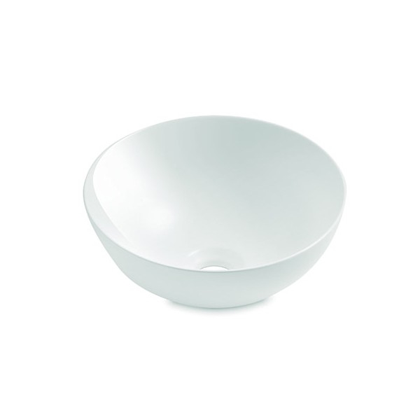 Bathco 4914 - Lavatório de bancada DAKAR Ø 30 cm, porcelana branca