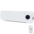 Bathroom elemento de aquecimento cerâmico 1000/2000W/230V IP22 + controlo remoto