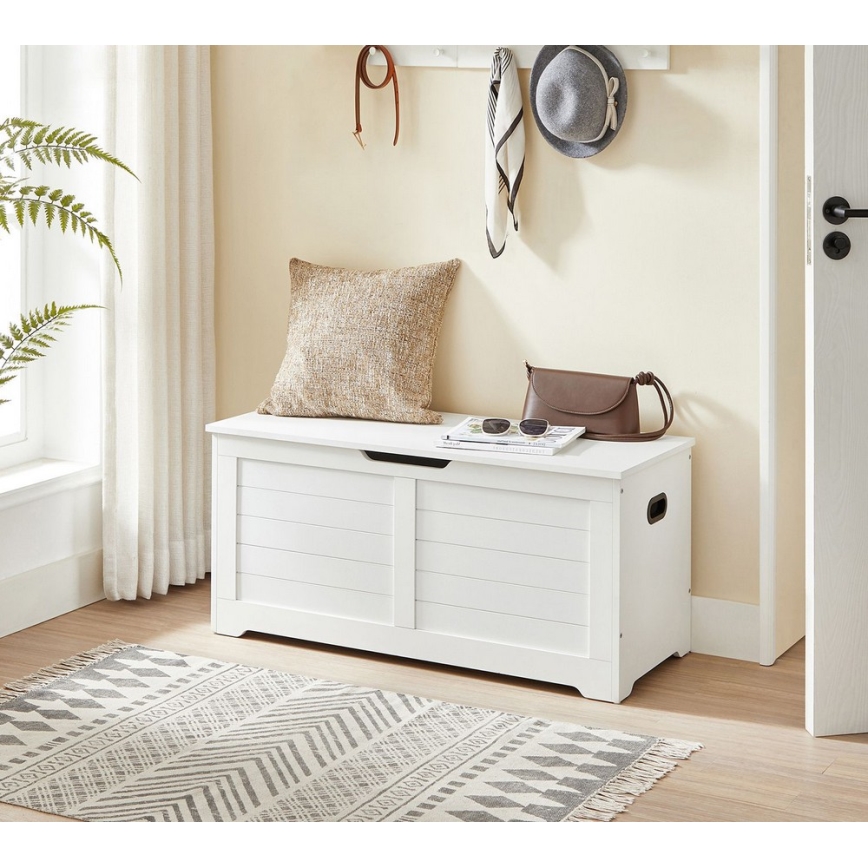 Baú TOVIAN 100x46x40 cm branco