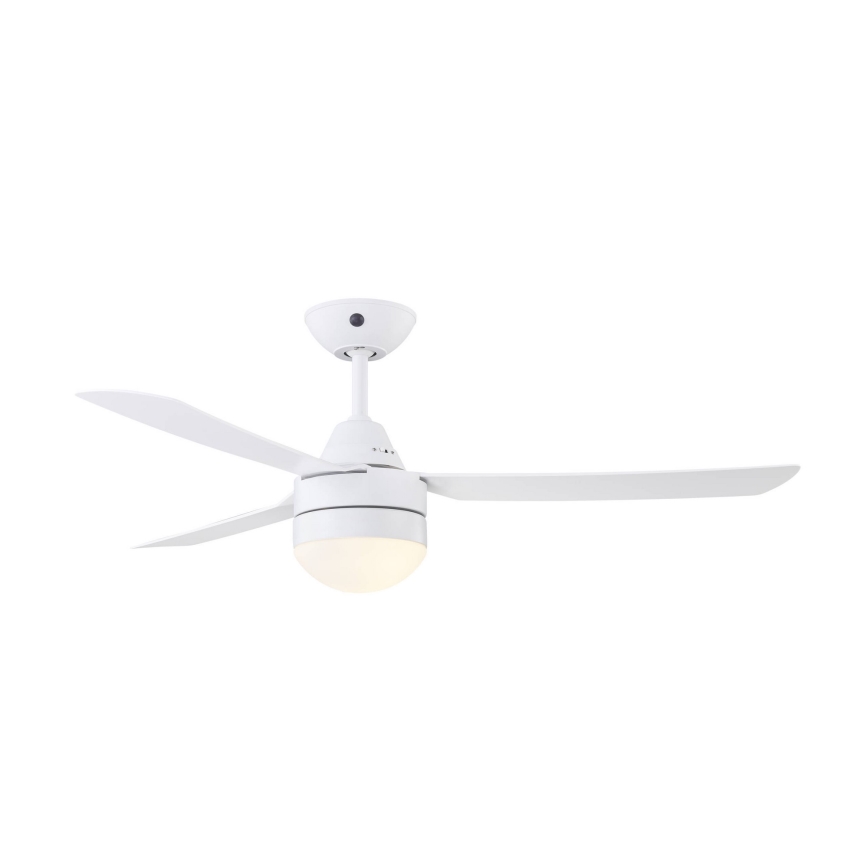 BAYSIDE 531016 - Ventilador de teto MEGARA 2xE14/15W/230V branco + controlo remoto