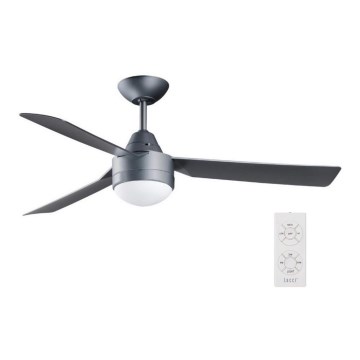 BAYSIDE 531017 - Ventilador de teto MEGARA 2xE14/15W/230V antracite + comando à distância