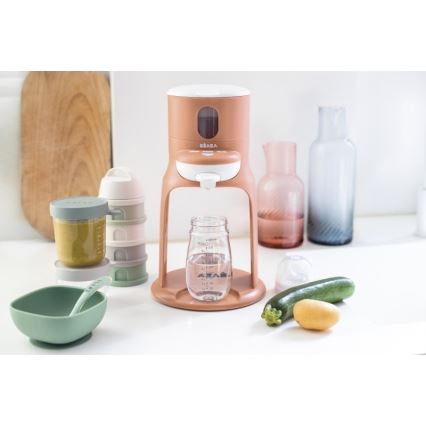 Beaba - Aquecedor de garrafas BIB'EXPRESSO 2em1 laranja