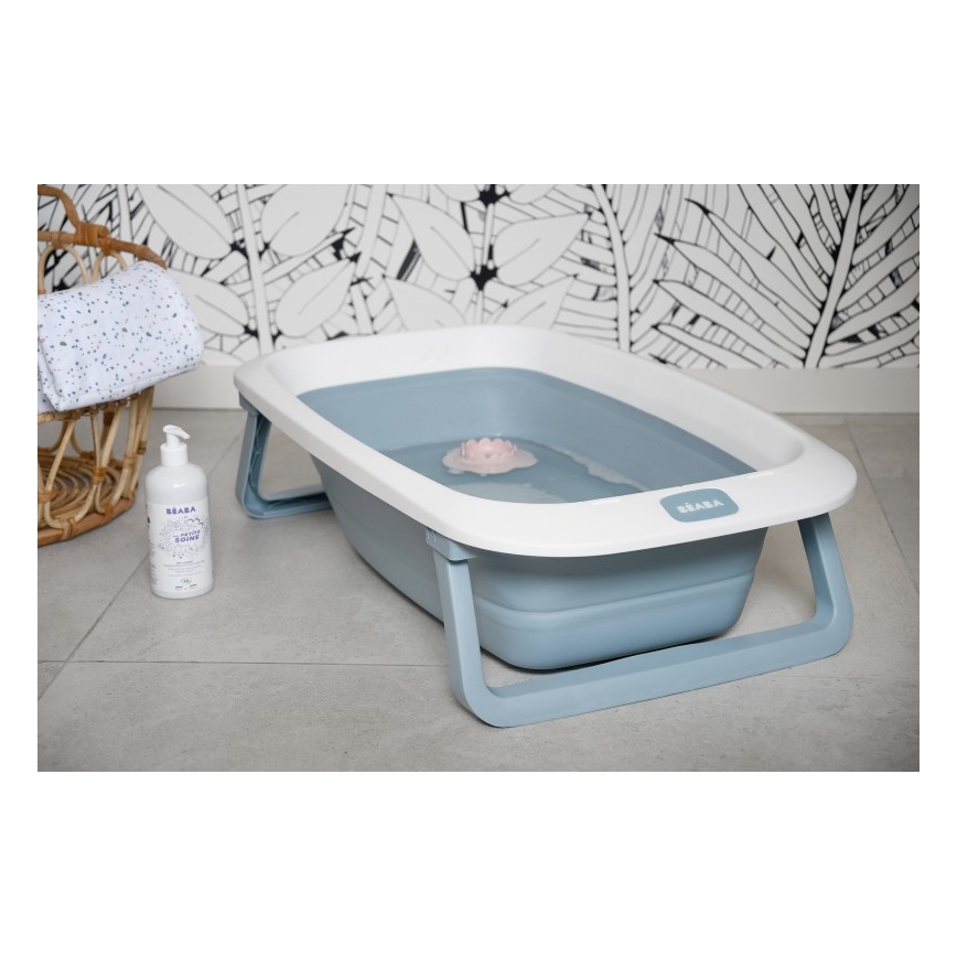 Beaba - Banheira dobrável para crianças azul