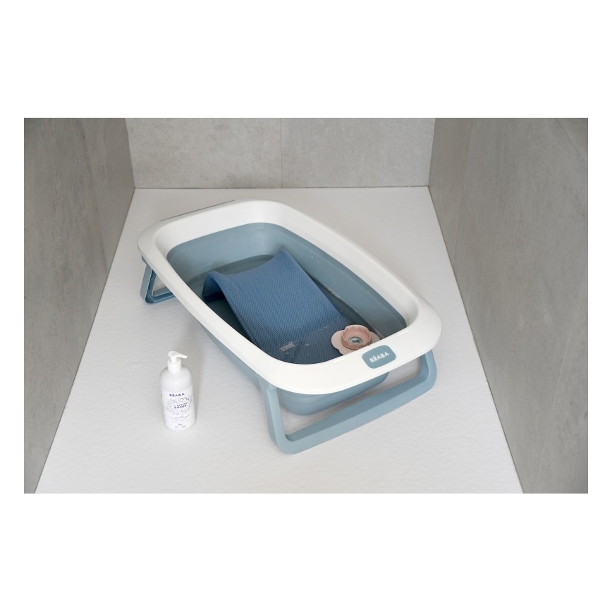 Beaba - Banheira dobrável para crianças azul