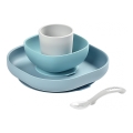 Beaba - Conjunto de alimentação infantil Jungle, 4 peças