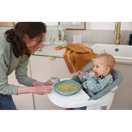 Beaba - Conjunto de alimentação infantil Verde-sálvia 4 peças