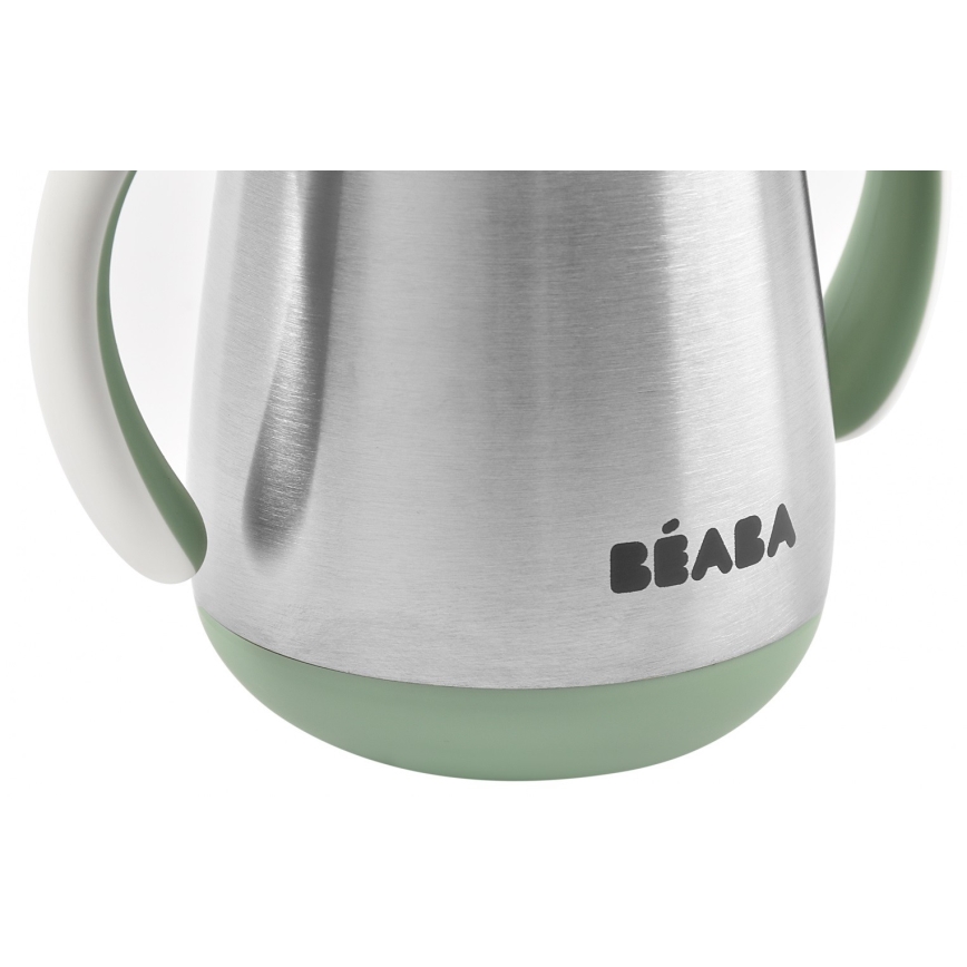 Beaba - Copo térmico com palhinha 250 ml verde