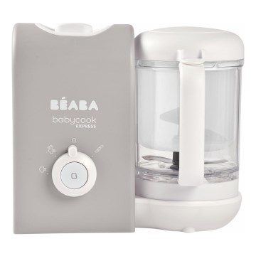 Beaba - Cozedor a vapor 2 em 1 BABYCOOK EXPRESS cinza
