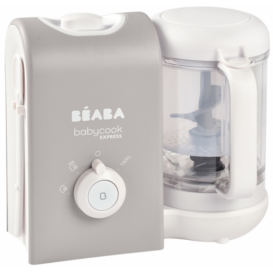 Beaba - Cozedor a vapor 2 em 1 BABYCOOK EXPRESS cinza