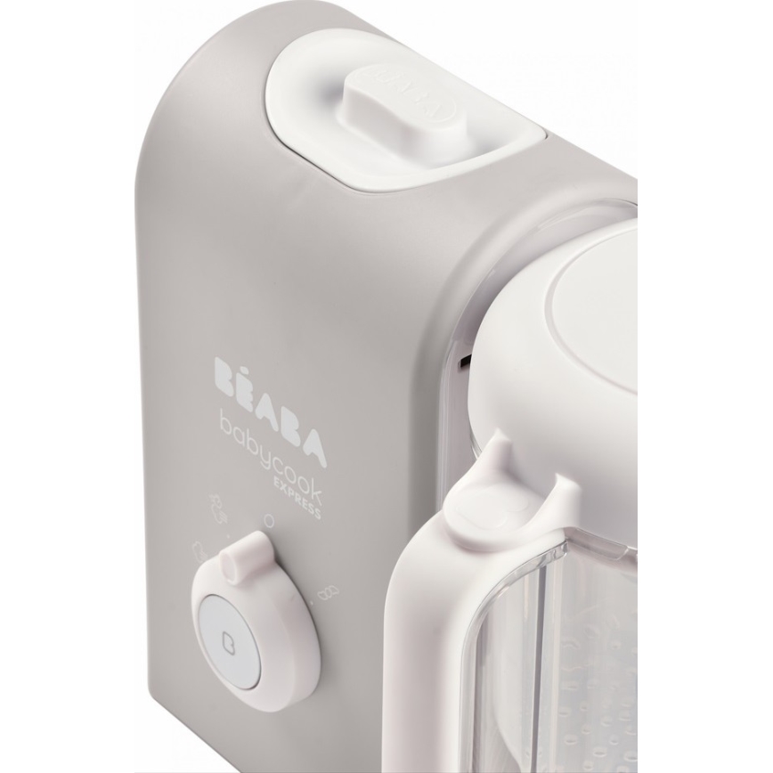 Beaba - Cozedor a vapor 2 em 1 BABYCOOK EXPRESS cinza