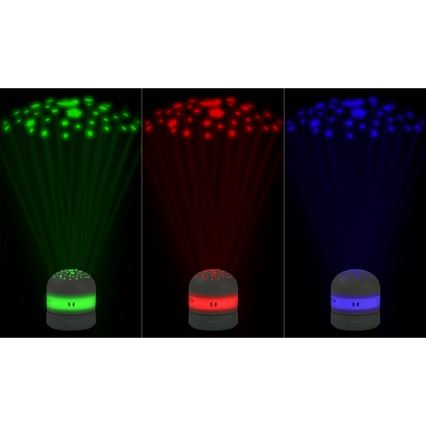 Beaba - Projetor musical PIXIE com melodia USB/5V 1300 mAh verde