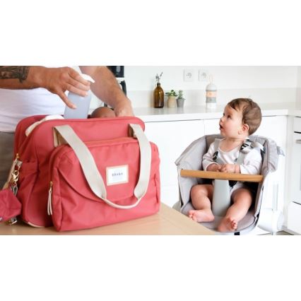 Beaba - Saco de muda da roupa GENEVA vermelho