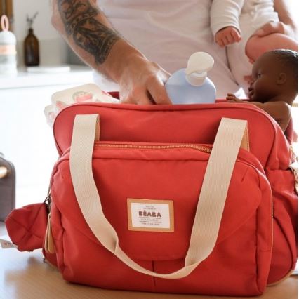 Beaba - Saco de muda da roupa GENEVA vermelho