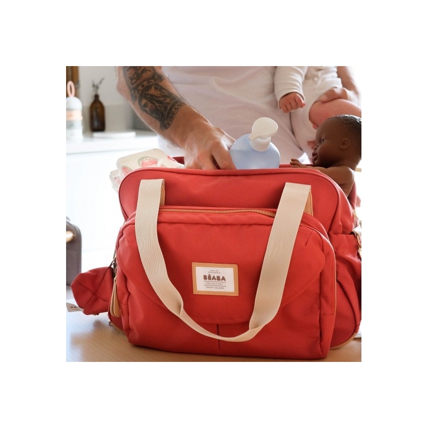 Beaba - Saco de muda da roupa GENEVA vermelho