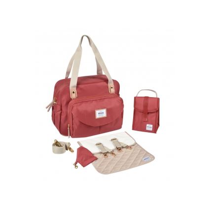 Beaba - Saco de muda da roupa GENEVA vermelho