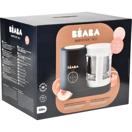Beaba - Cozedor a vapor 2 em 1 BABYCOOK NEO azul/branco