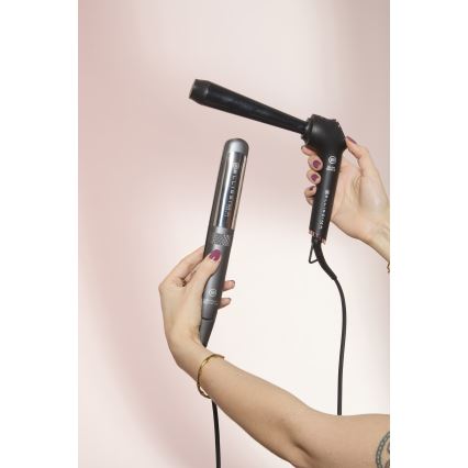 Bellissima 11876 - Prancha alisadora de cabelo 50W/230V preta/rosa