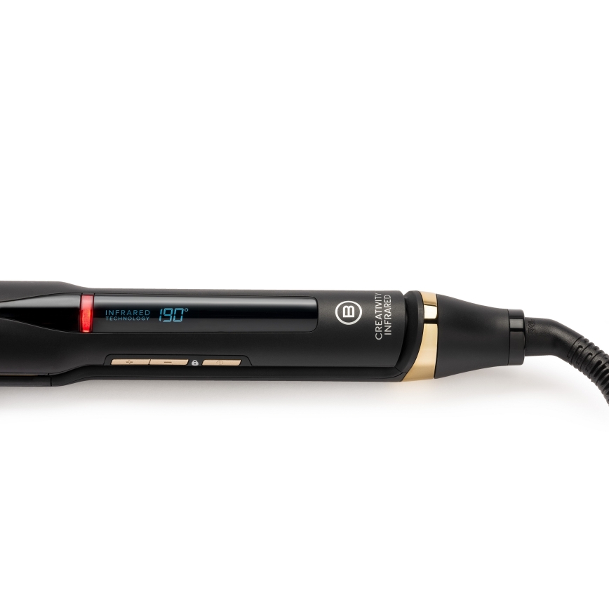 Bellissima 11948 - Prancha alisadora com ecrã LCD INFRAVERMELHO 60W/230V preta