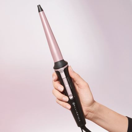 Bellissima 11949 - Modelador cónico para cabelo 40W/230V preto/rosa