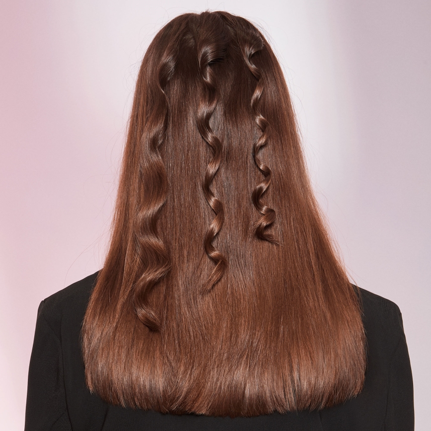 Bellissima 11949 - Modelador cónico para cabelo 40W/230V preto/rosa