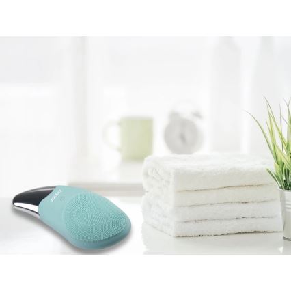 Beper - Escova de limpeza facial recarregável USB/5V 200 mAh