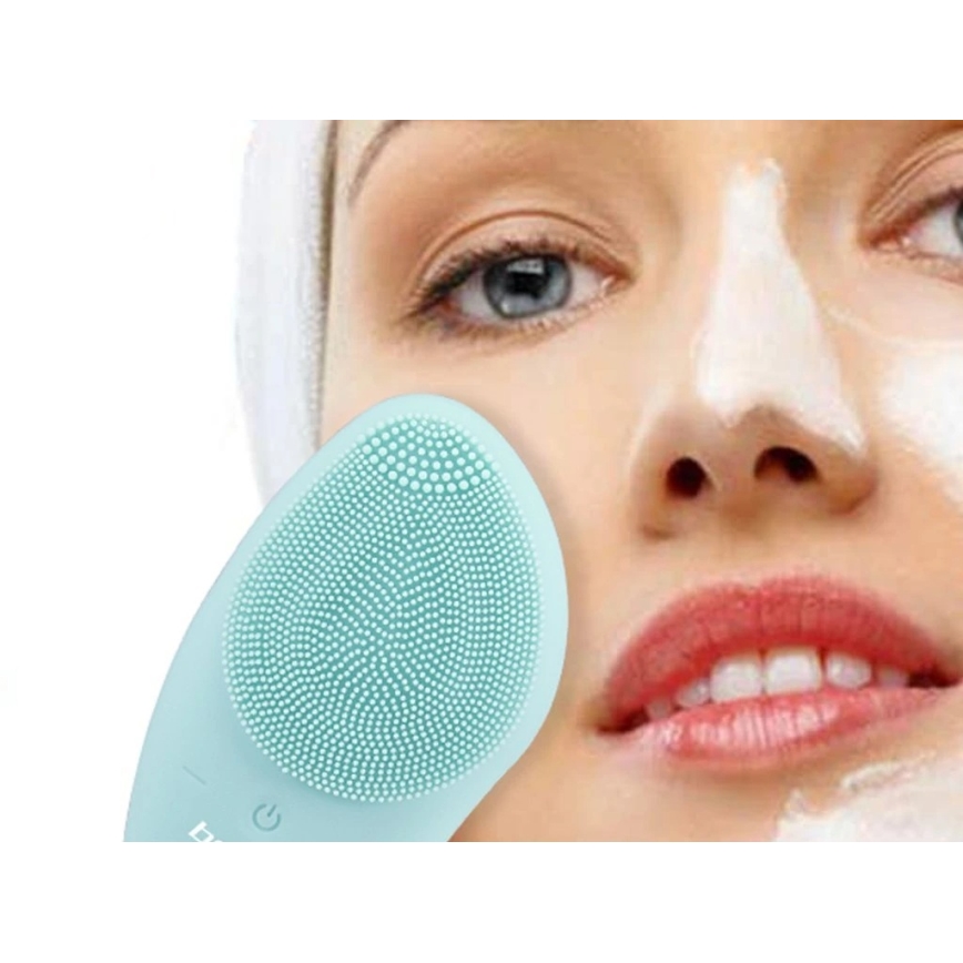 Beper - Escova de limpeza facial recarregável USB/5V 200 mAh