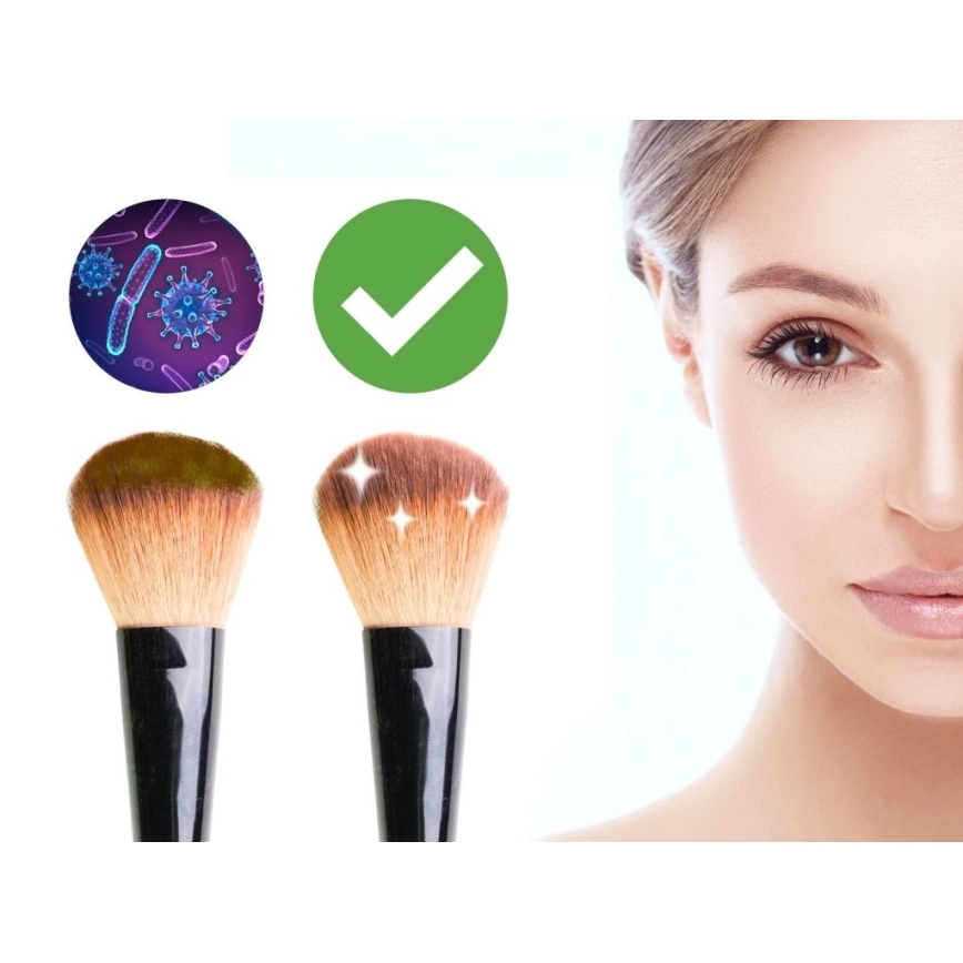 Beper - Limpador de pincéis de maquilhagem 2xAAA